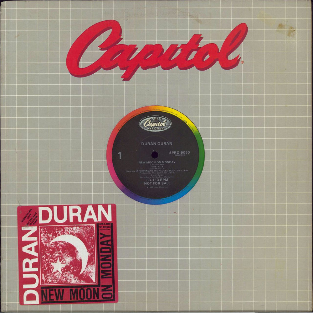 Duran Duran New Moon On Monday US Promo 12" vinyl single (12 inch record / Maxi-single) SPRO-9060