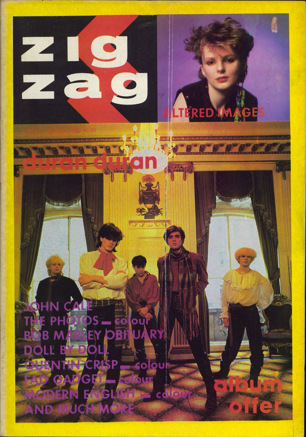 Duran Duran Zig Zag Magazine #114 UK magazine NO 114