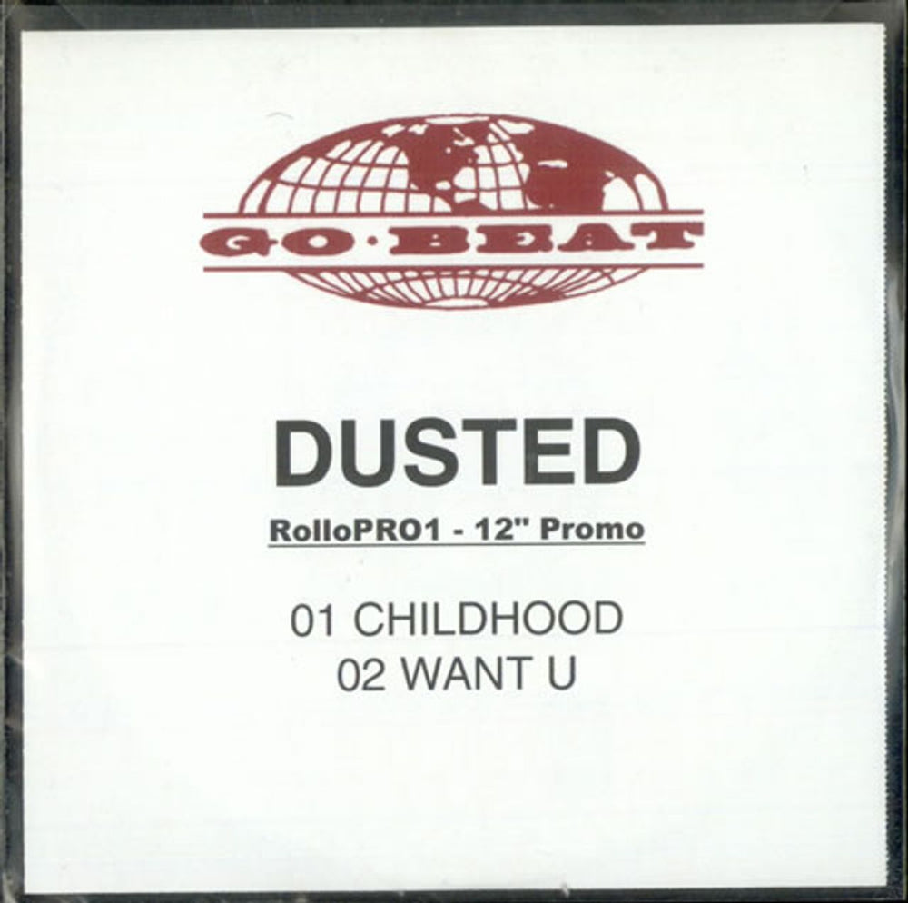 Dusted Childhood UK Promo CD-R acetate CD-R ACETATE