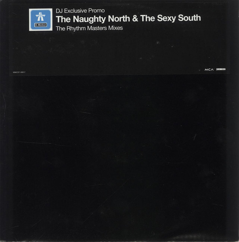 E-Motion The Naughty North & The Sexy South UK Promo 12" vinyl single (12 inch record / Maxi-single) WMCST40017