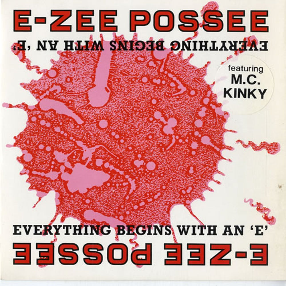 E-zee Possee Everything Begins With An 'E' UK 7" vinyl single (7 inch record / 45) PROT1