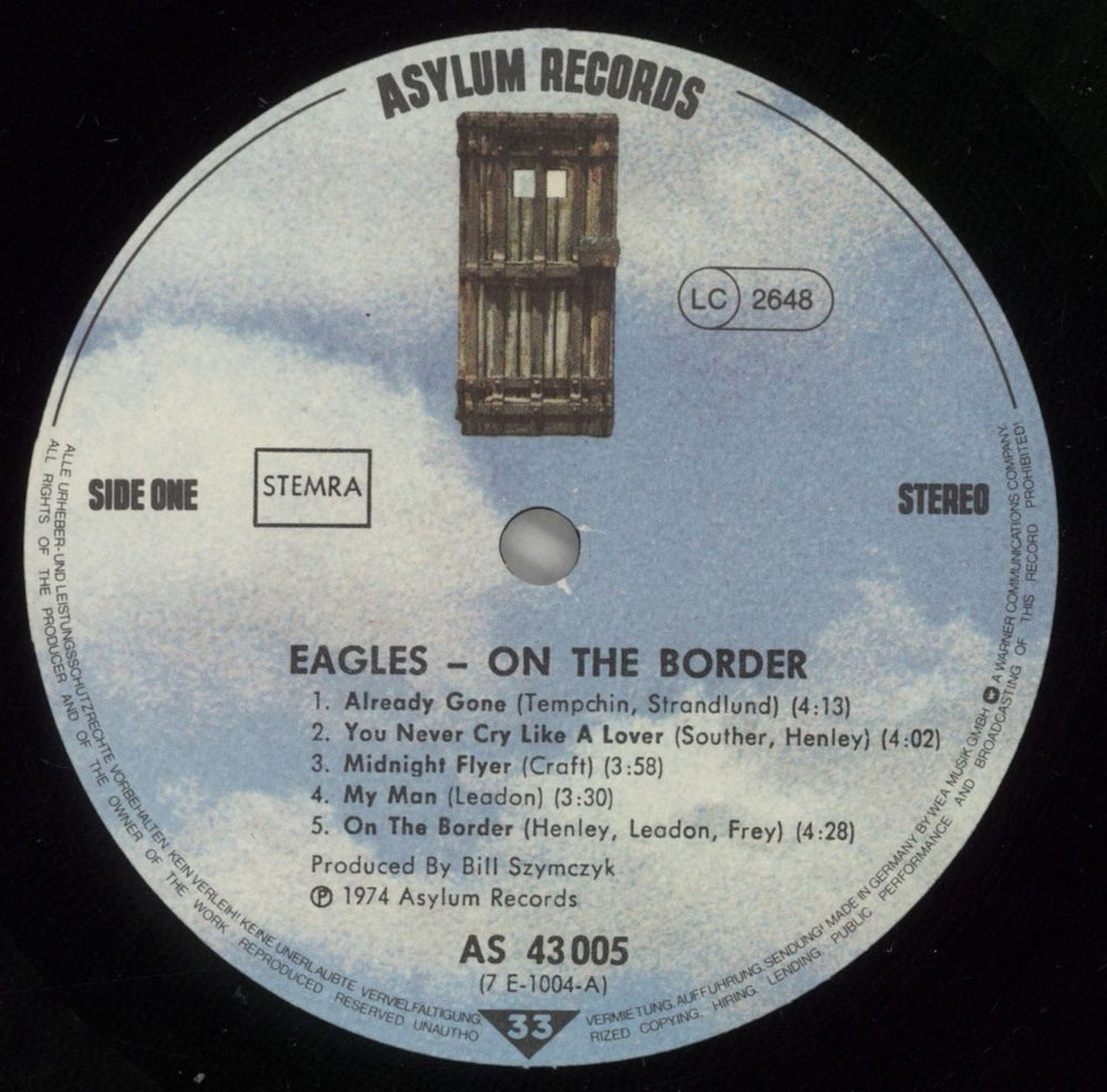 Eagles On The Border German vinyl LP album (LP record) EAGLPON553893