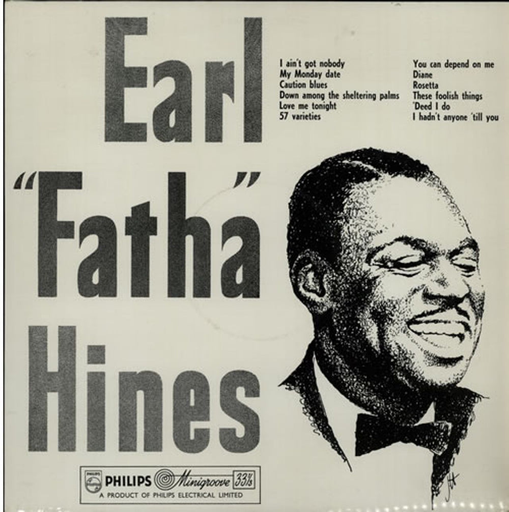 Earl Hines Earl 'Fatha' Hines UK vinyl LP album (LP record) BBL7185