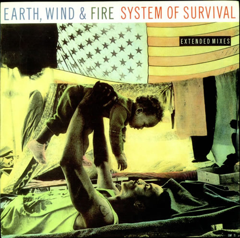 Earth Wind & Fire System Of Survival - Extended Mixes UK 12" vinyl single (12 inch record / Maxi-single) EWFT1