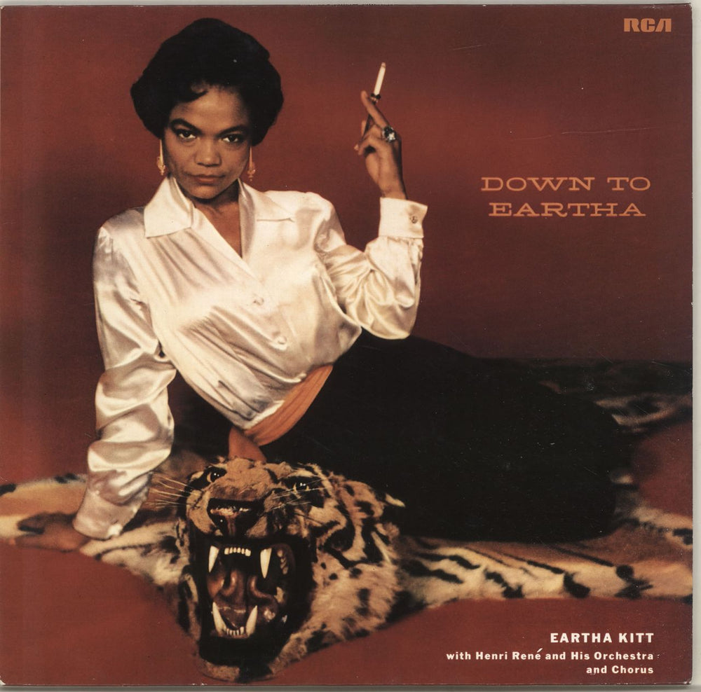 Eartha Kitt Down To Eartha German vinyl LP album (LP record) NL89438