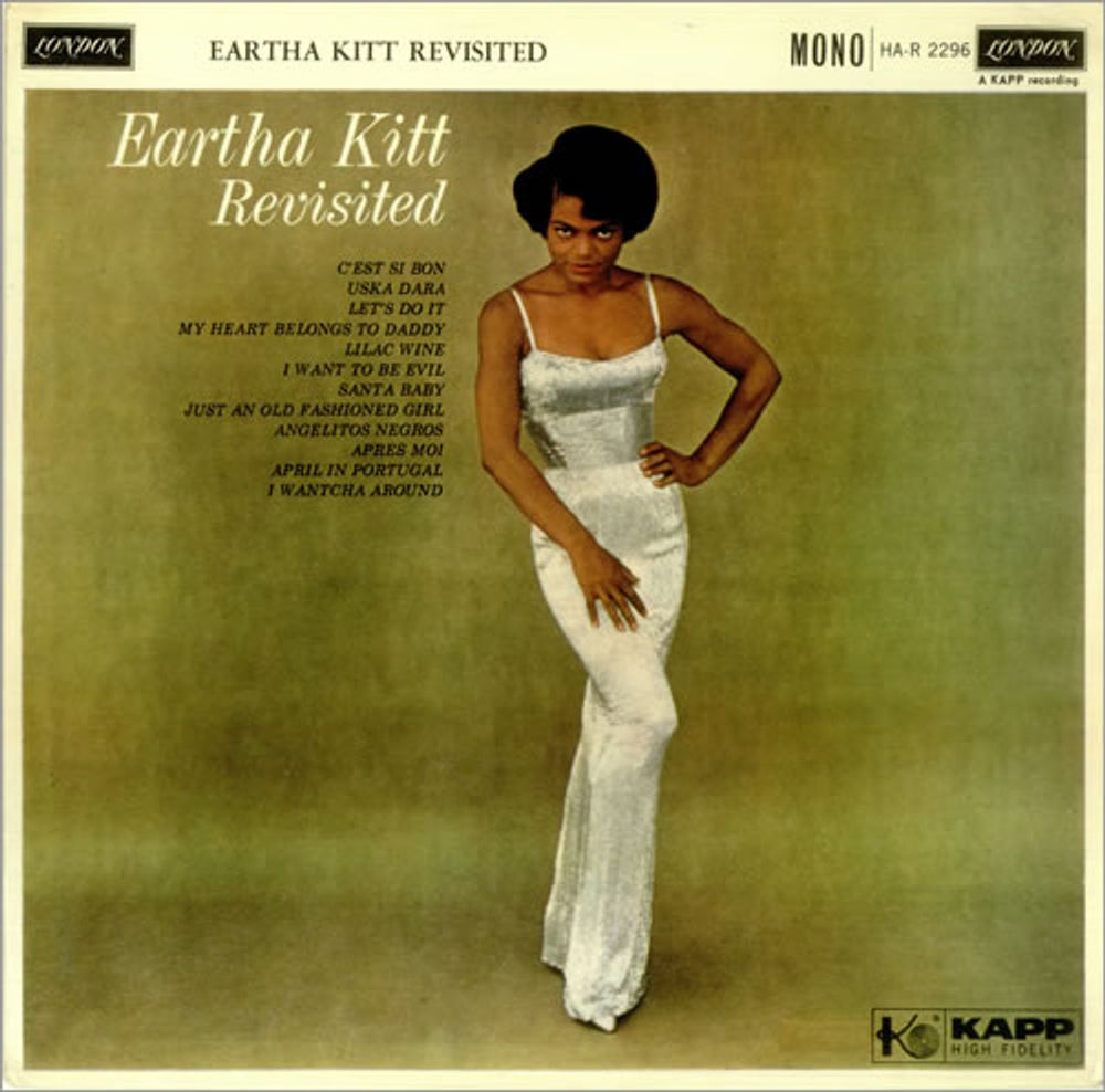 Eartha Kitt Revisited UK vinyl LP album (LP record) HA-R2296