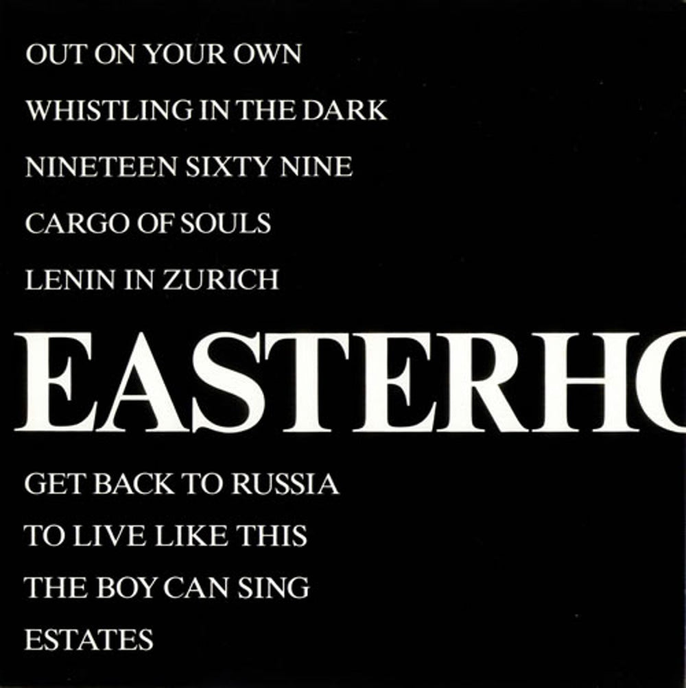 Easterhouse Contenders UK vinyl LP album (LP record) ROUGH94