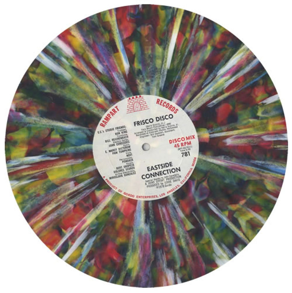 Eastside Connection Frisco Disco - Multicolour Vinyl US 12" vinyl single (12 inch record / Maxi-single) 781
