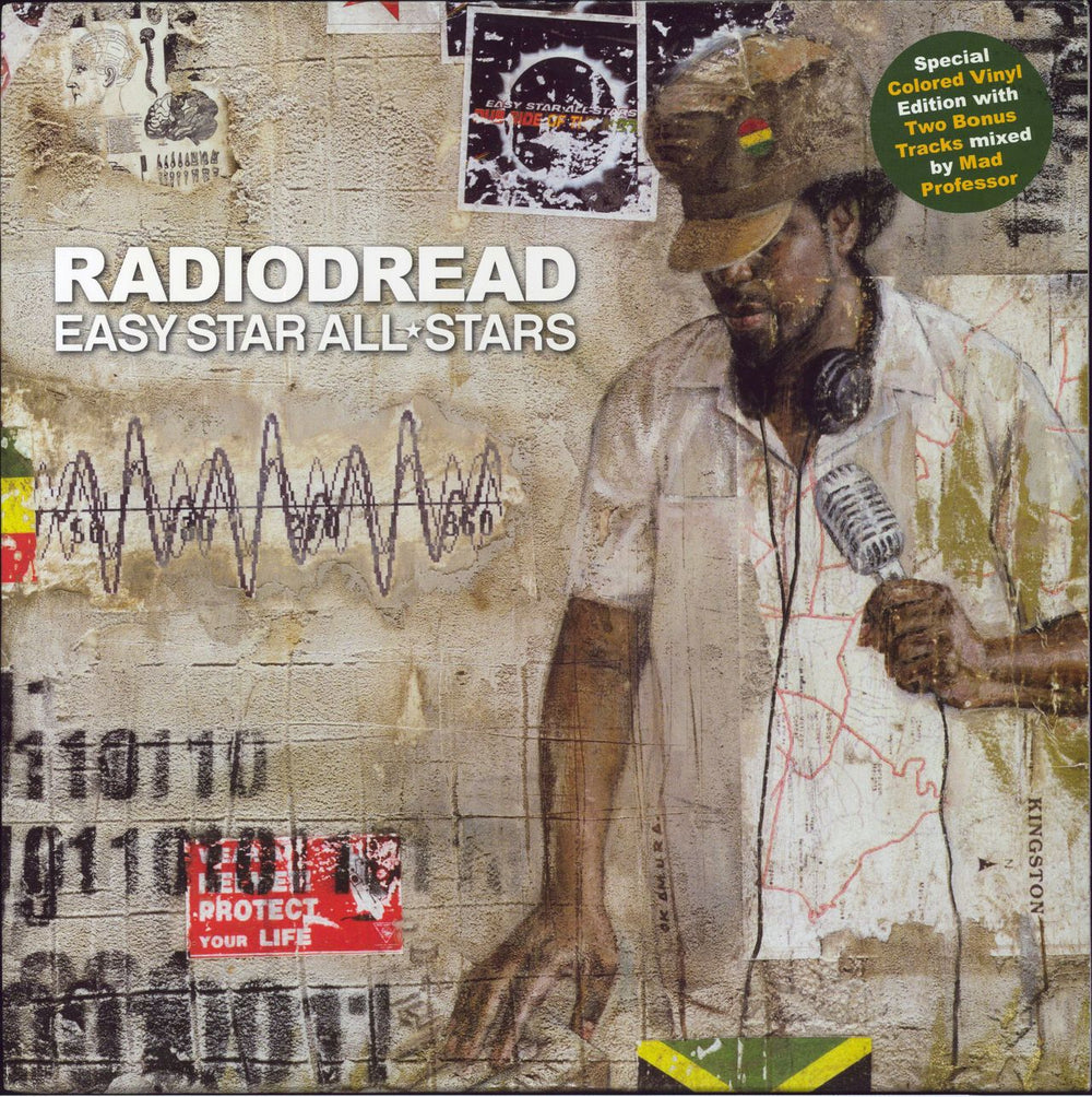 Easy Star All-Stars Radiodread - Green & Blue Vinyl UK 2-LP vinyl record set (Double LP Album) ES-1014-V