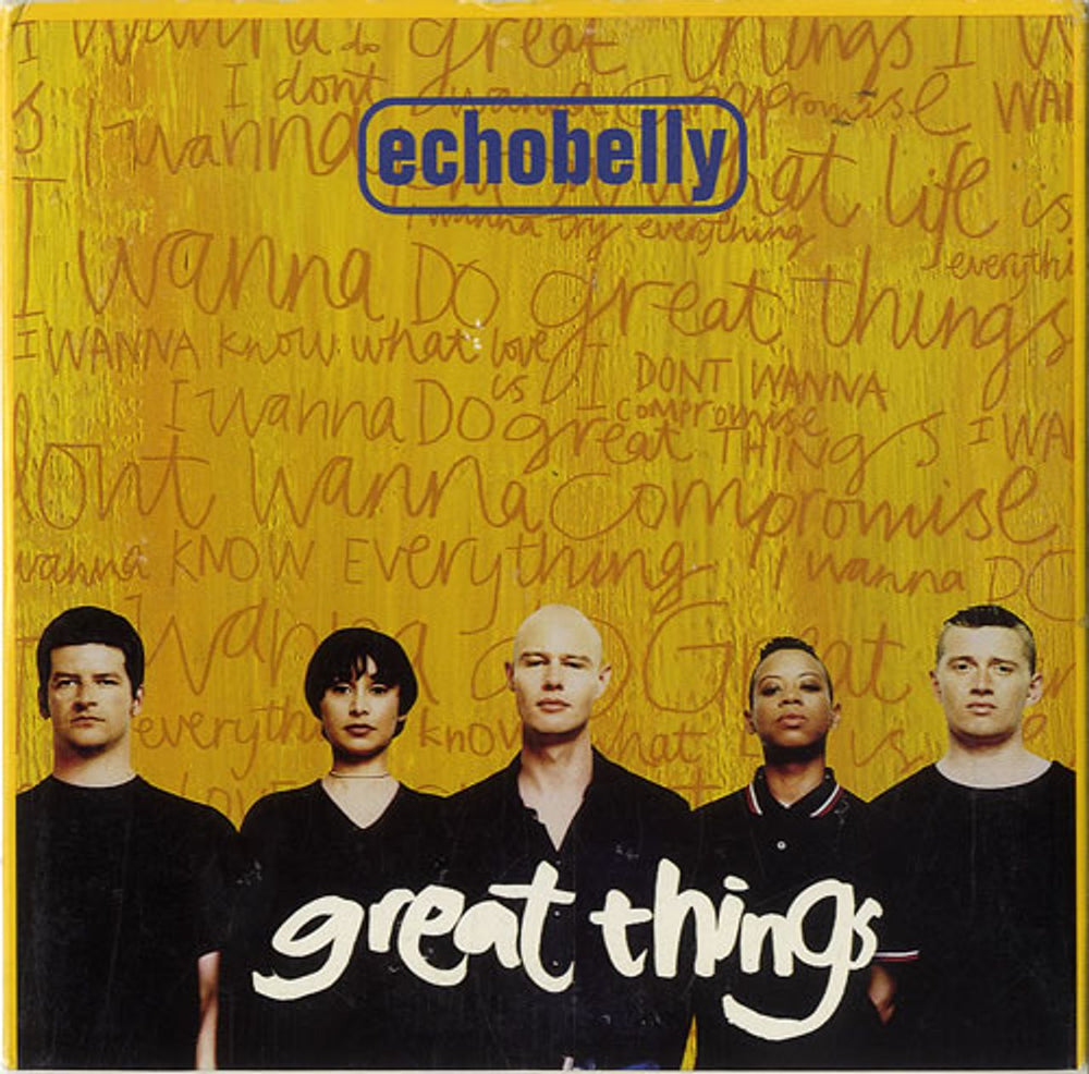 Echobelly Great Things Australian CD single (CD5 / 5") 6624012