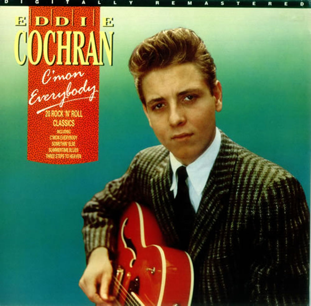 Eddie Cochran C'mon Everybody UK vinyl LP album (LP record) ECR1