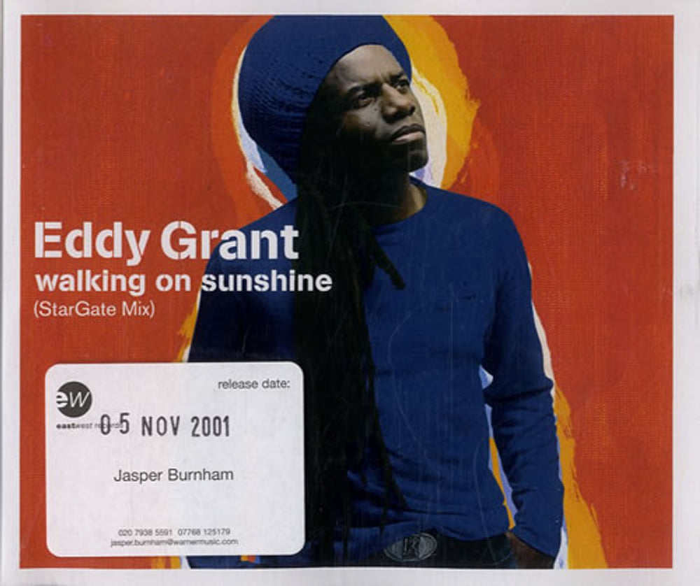 Eddy Grant Walking On Sunshine (StarGate Mix) UK Promo CD-R acetate PRO2847