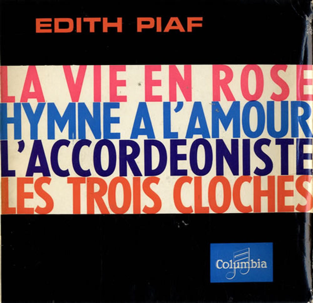 Edith Piaf La Vie En Rose EP French 7" vinyl single (7 inch record / 45) ESRF1051