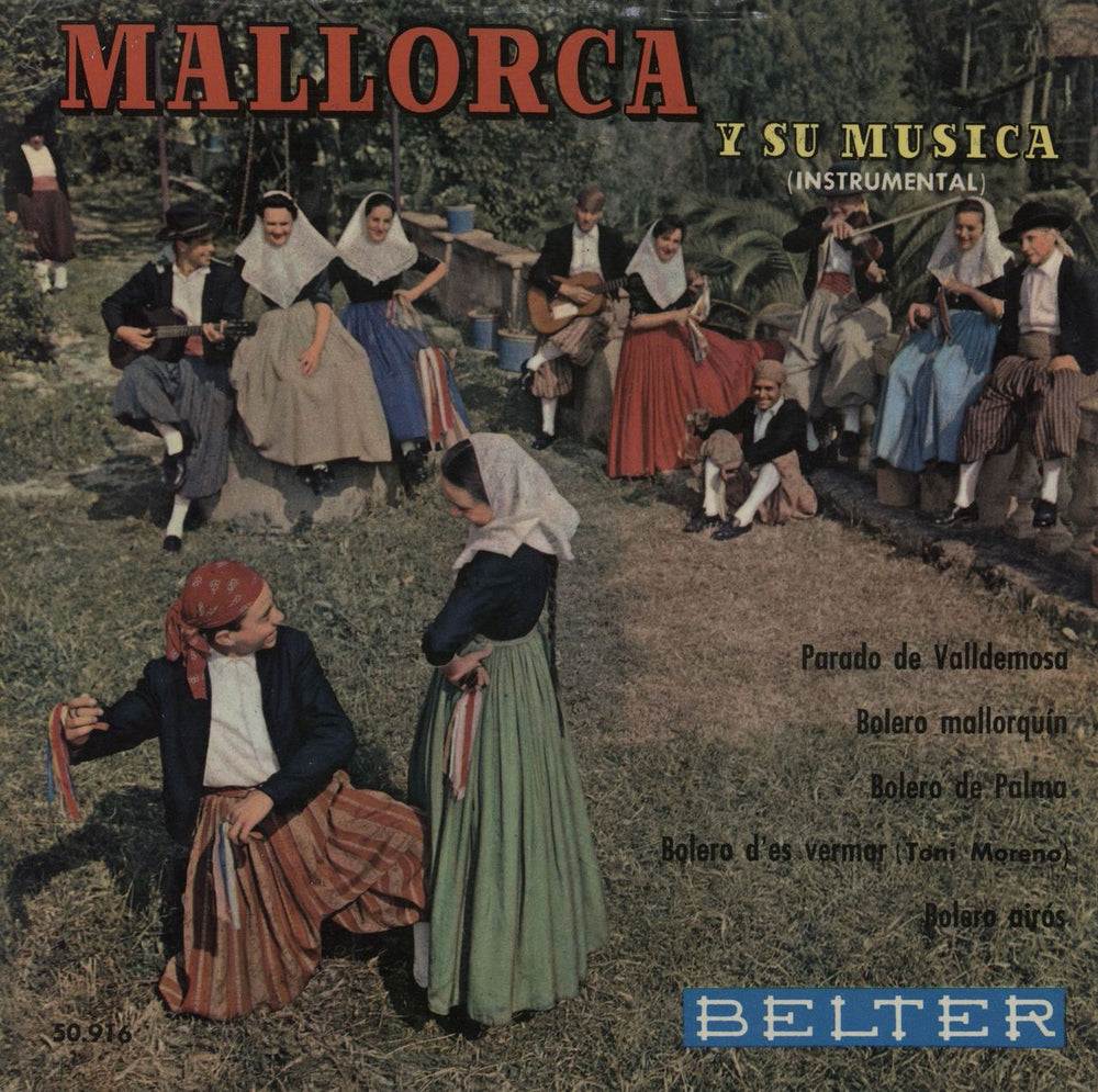 El Parado De Valldemosa Mallorca Y Su Musica Spanish 7" vinyl single (7 inch record / 45) 50.916