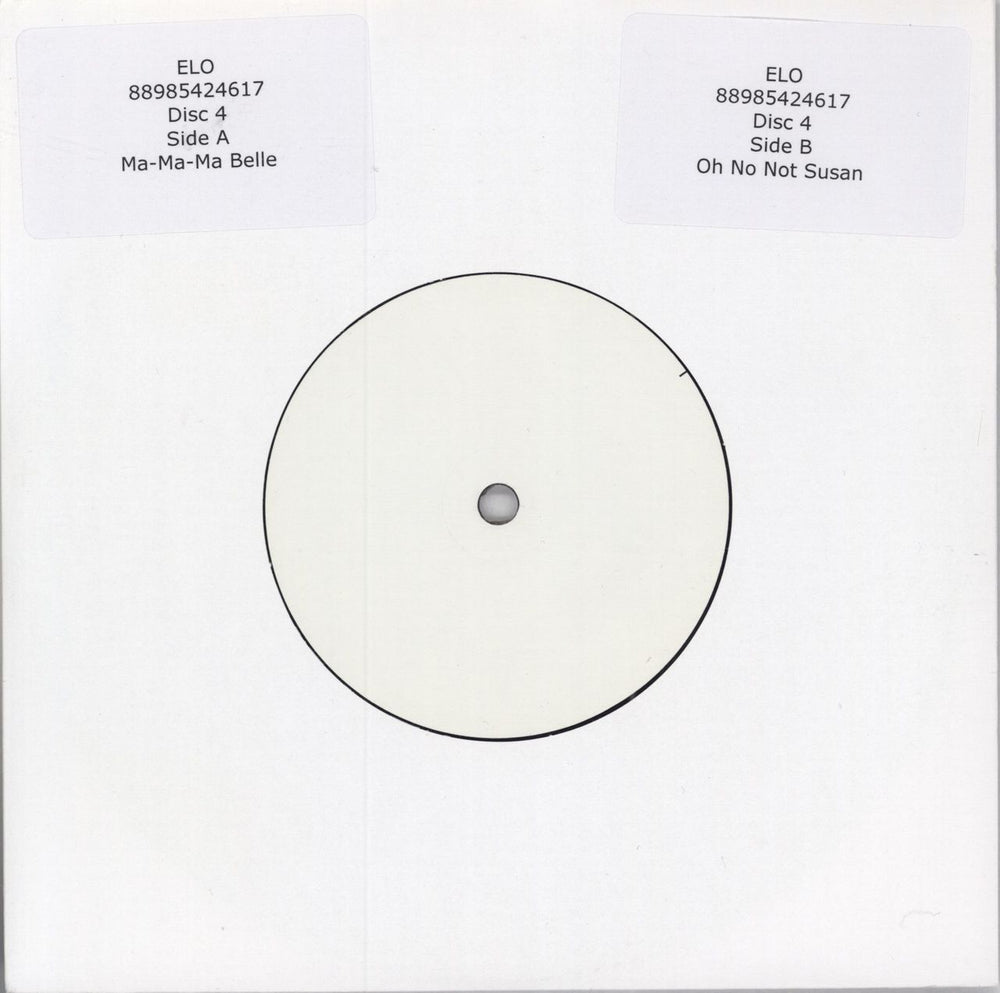 Electric Light Orchestra Ma-Ma-Ma Belle / Oh No Not Susan - Test Pressing UK 7" vinyl single (7 inch record / 45) 88985424617