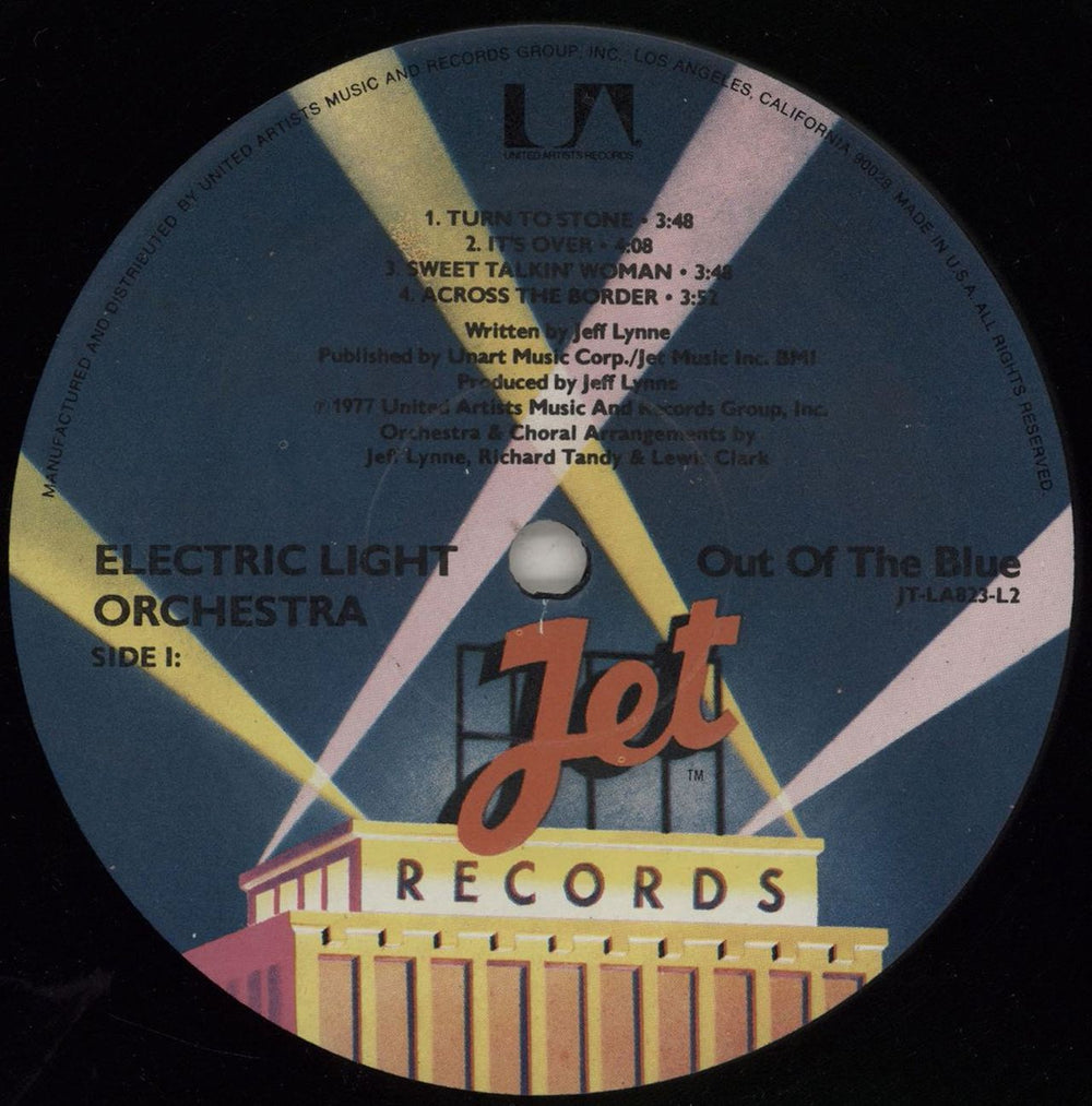 Electric Light Orchestra Out Of The Blue + Poster & Insert US 2-LP vinyl record set (Double LP Album) ELO2LOU743023