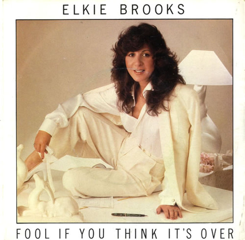 Elkie Brooks Fool If You Think It's Over - P/S UK 7" vinyl single (7 inch record / 45) AMS8187