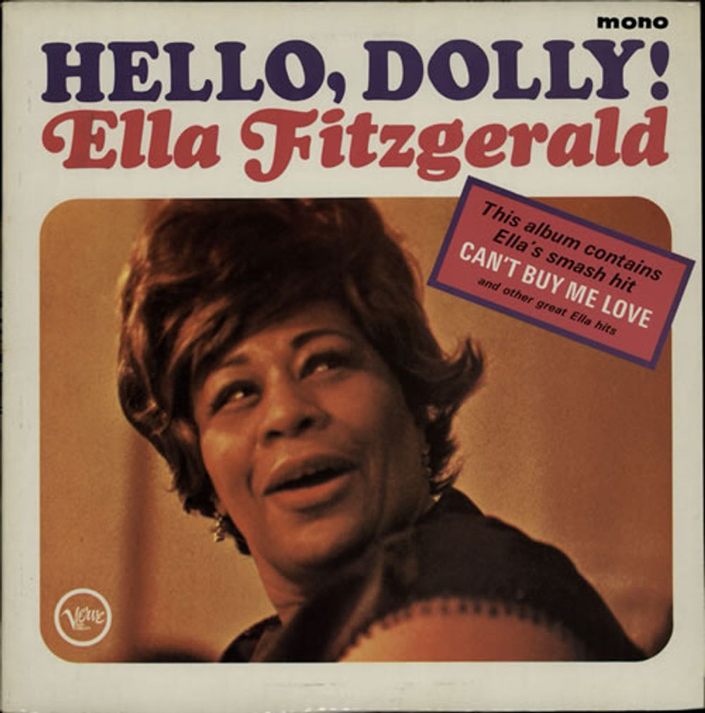 Ella Fitzgerald Hello, Dolly! UK vinyl LP album (LP record) VLP9073