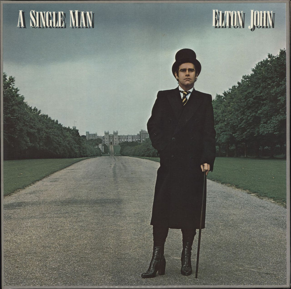 Elton John A Single Man French vinyl LP album (LP record) 9103500