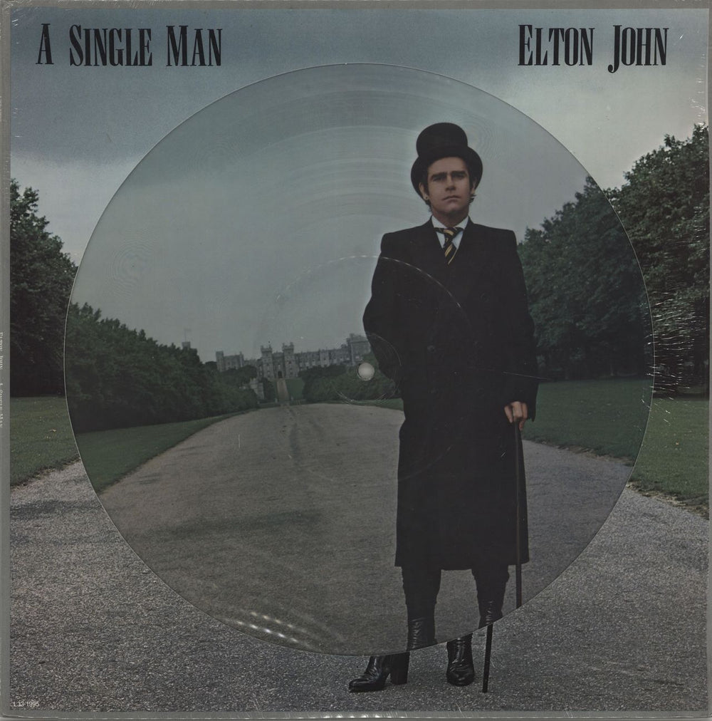 Elton John A Single Man US Promo picture disc LP (vinyl picture disc album) L33-1995