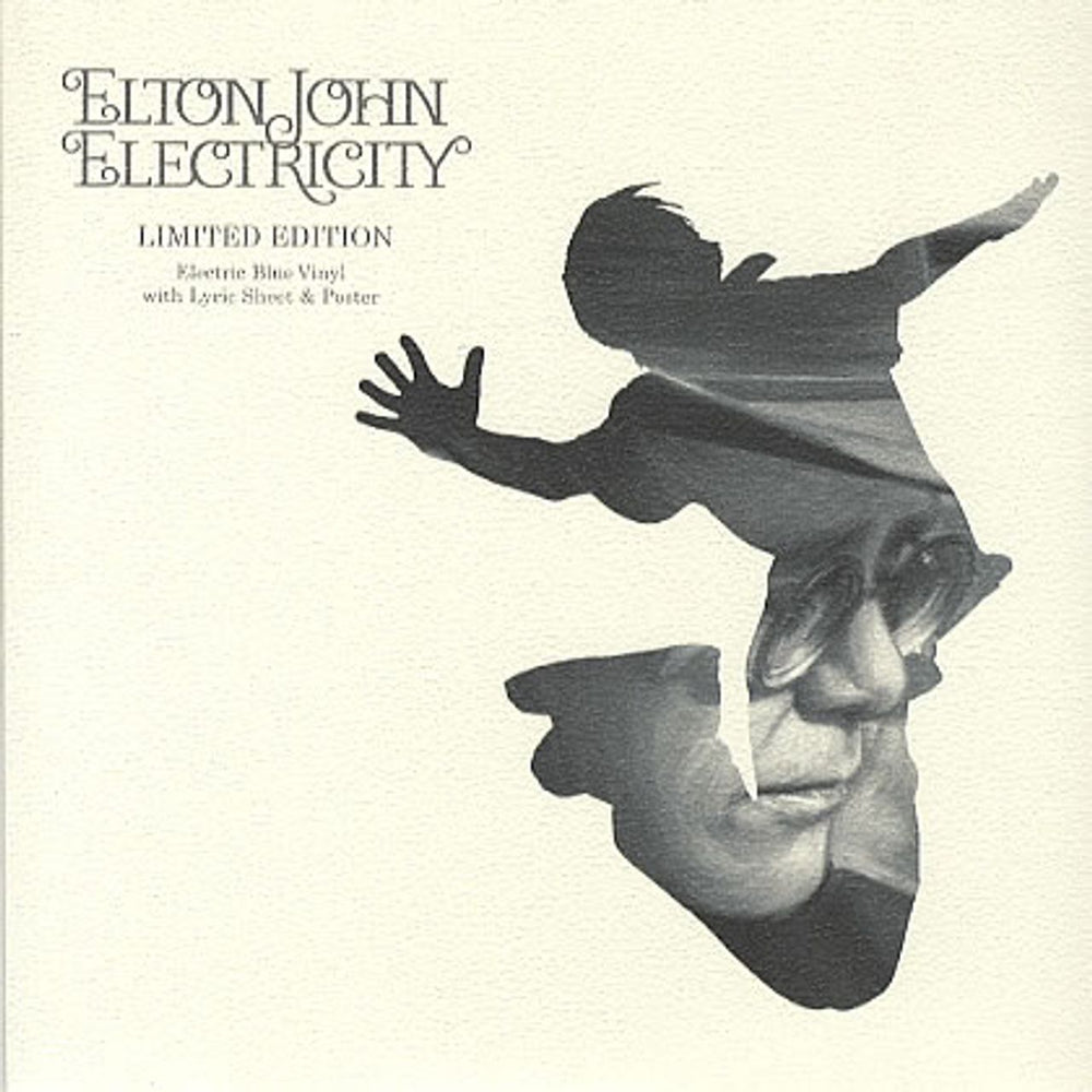 Elton John Electricity - Blue Vinyl UK 7" vinyl single (7 inch record / 45) 9872343