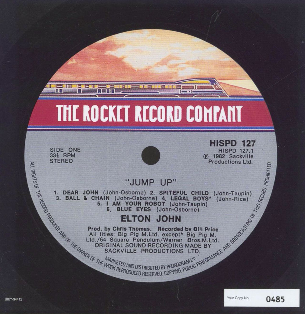 Elton John Jump Up! - Numbered - SHM-CD Japanese SHM CD JOHHMJU814448