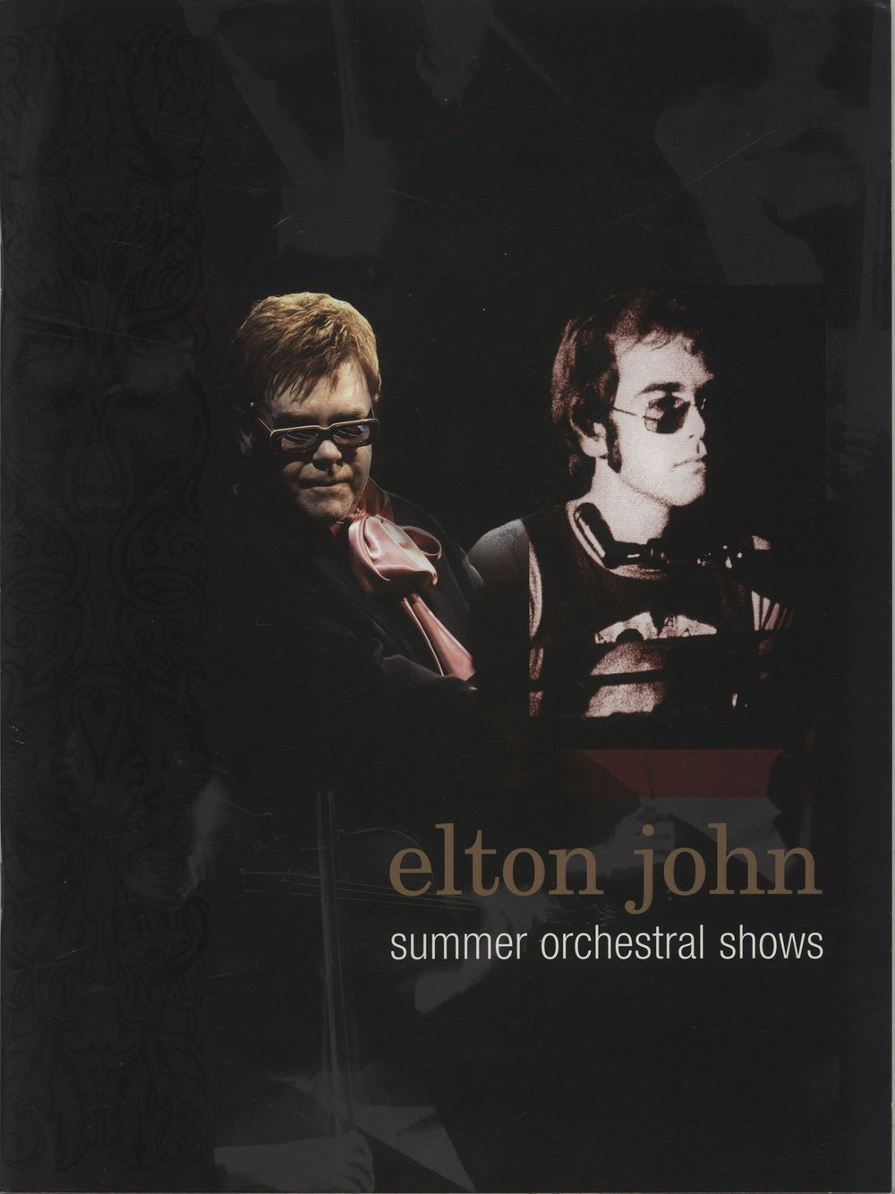 Elton John Summer Orchestral Shows + Ticket Stub UK tour programme TOUR PROGRAMME