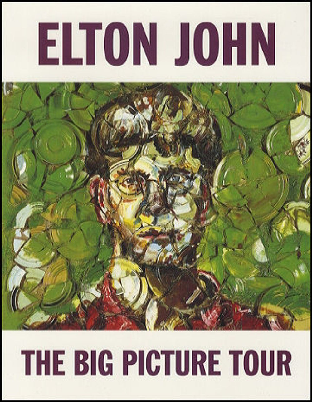 Elton John The Big Picture Tour US tour programme TOUR PROGRAMME