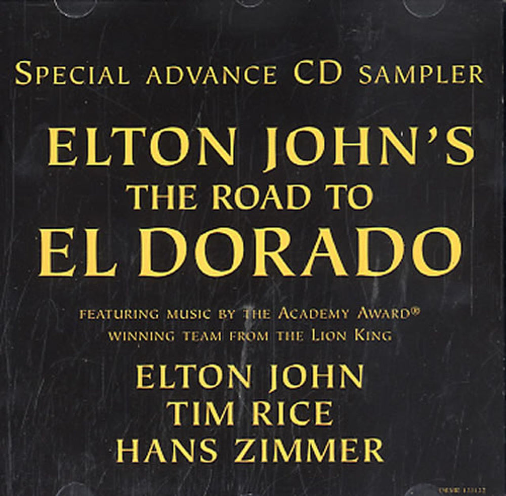 Elton John The Road To Eldorado Sampler US Promo CD single (CD5 / 5") DRMR-135132