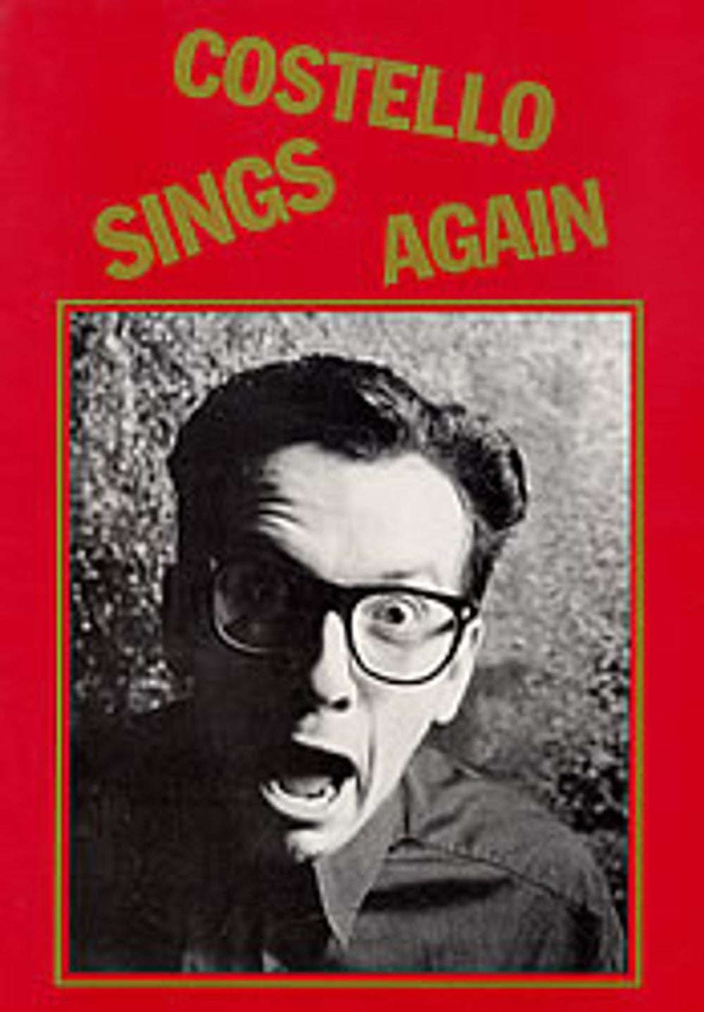 Elvis Costello Costello Sings Again UK tour programme TOUR PROG