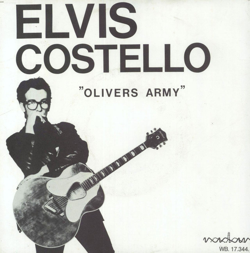 Elvis Costello Oliver's Army Dutch 7" vinyl single (7 inch record / 45) WB.17.344