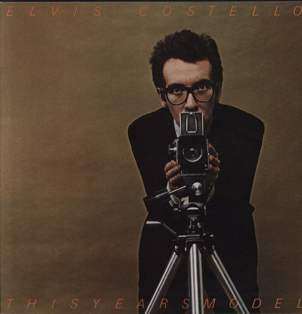 Elvis Costello This Years Model - Promo Stamped US Promo vinyl LP album (LP record) JC35331