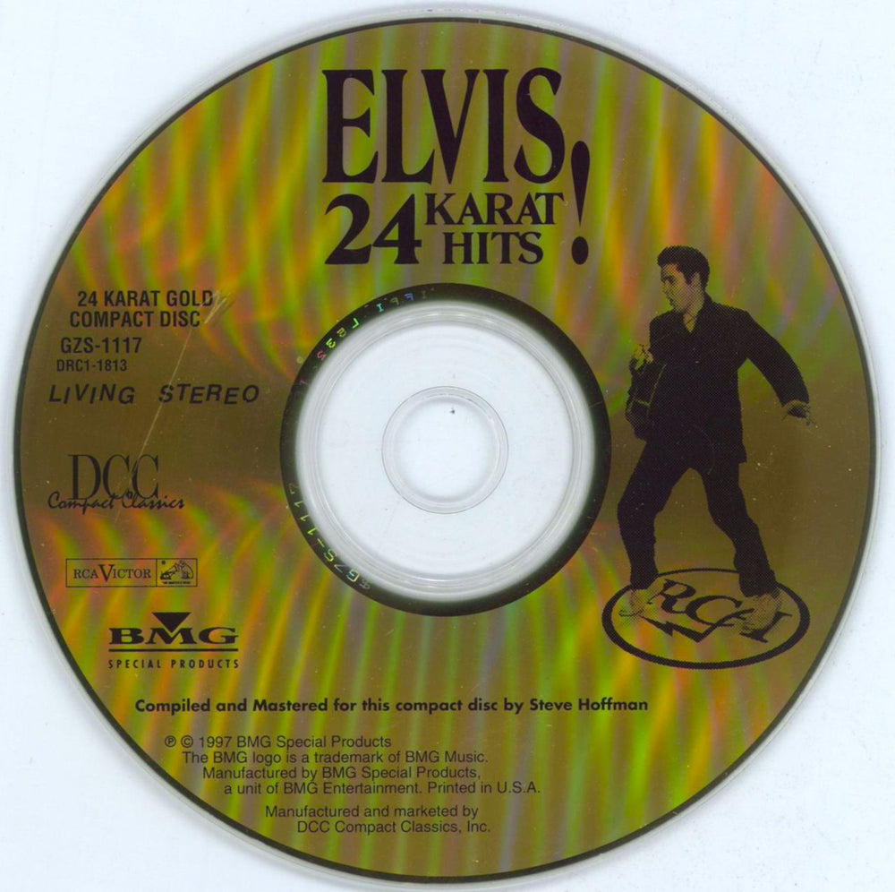 Elvis Presley 24 Karat Hits! + slipcase US CD album (CDLP) ELVCDKA265443