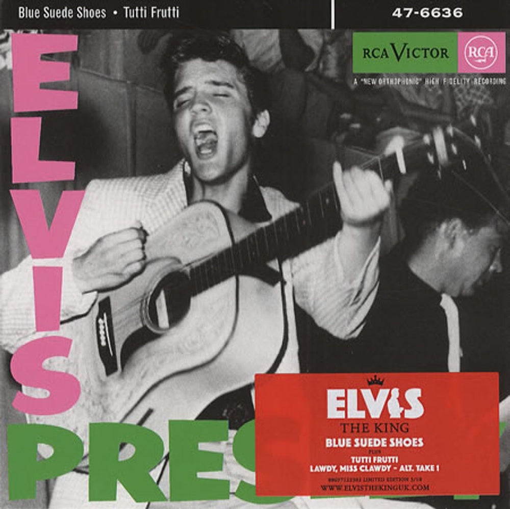 Elvis Presley Blue Suede Shoes UK CD single (CD5 / 5") 88697122382