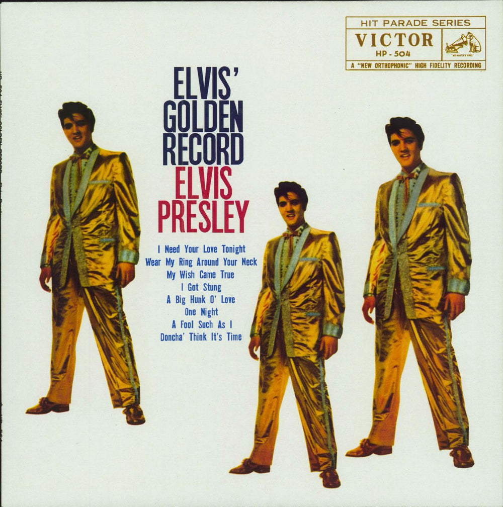 Elvis Presley Elvis' Golden Record - Green Vinyl Japanese 10" vinyl single (10 inch record) HP-504