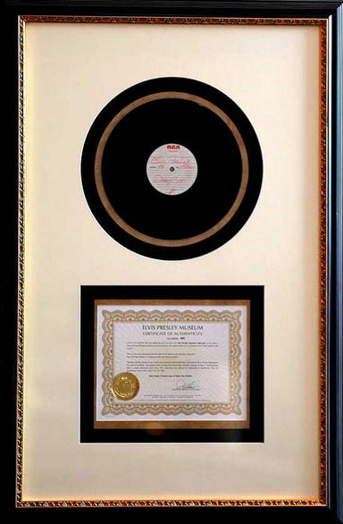 Elvis Presley Elvis Presley's Personal Acetate of Danny Boy UK memorabilia