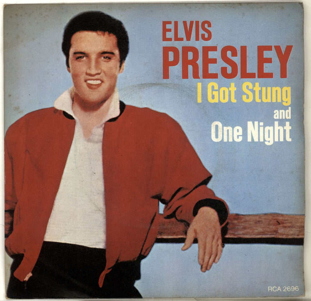 Elvis Presley I Got Stung - 4prong - EX UK 7" vinyl single (7 inch record / 45) RCA2696