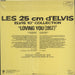 Elvis Presley Loving You - Sealed & Stickered with Browser French 10" vinyl single (10 inch record)