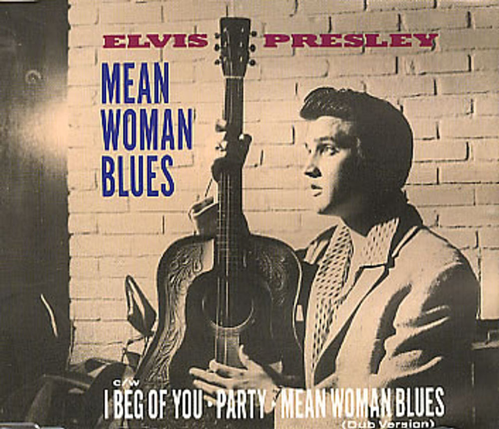 Elvis Presley Mean Woman Blues German CD single (CD5 / 5") PD49474