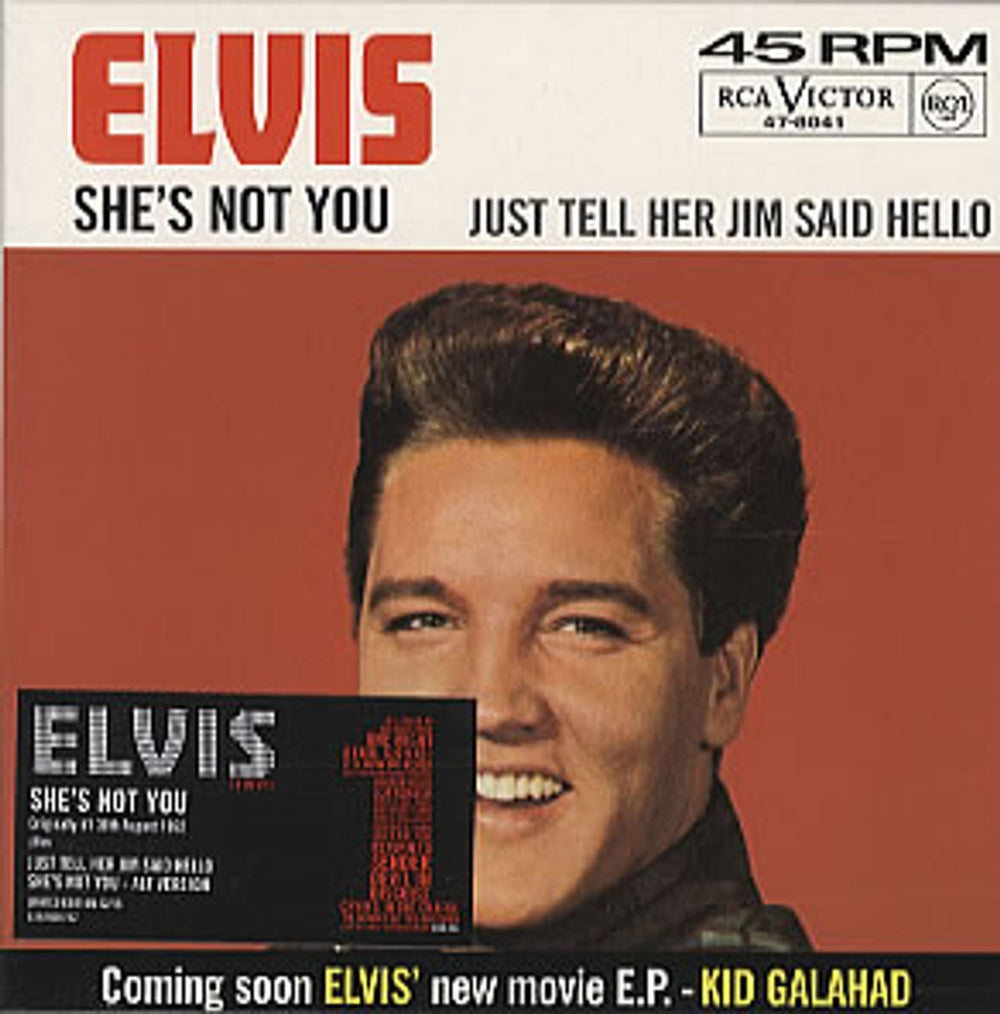 Elvis Presley She's Not You [Numbered] UK CD single (CD5 / 5") 82876666762