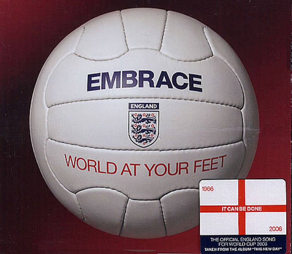 Embrace World At Your Feet UK 2-CD single set (Double CD single) EMB2SWO360422