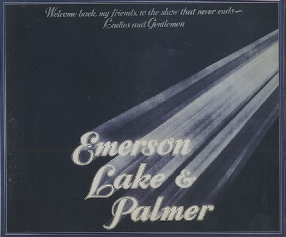 Emerson Lake & Palmer Welcome Back My Friends To The Show That Never Ends Japanese 2 CD album set (Double CD) AMCY-215~6