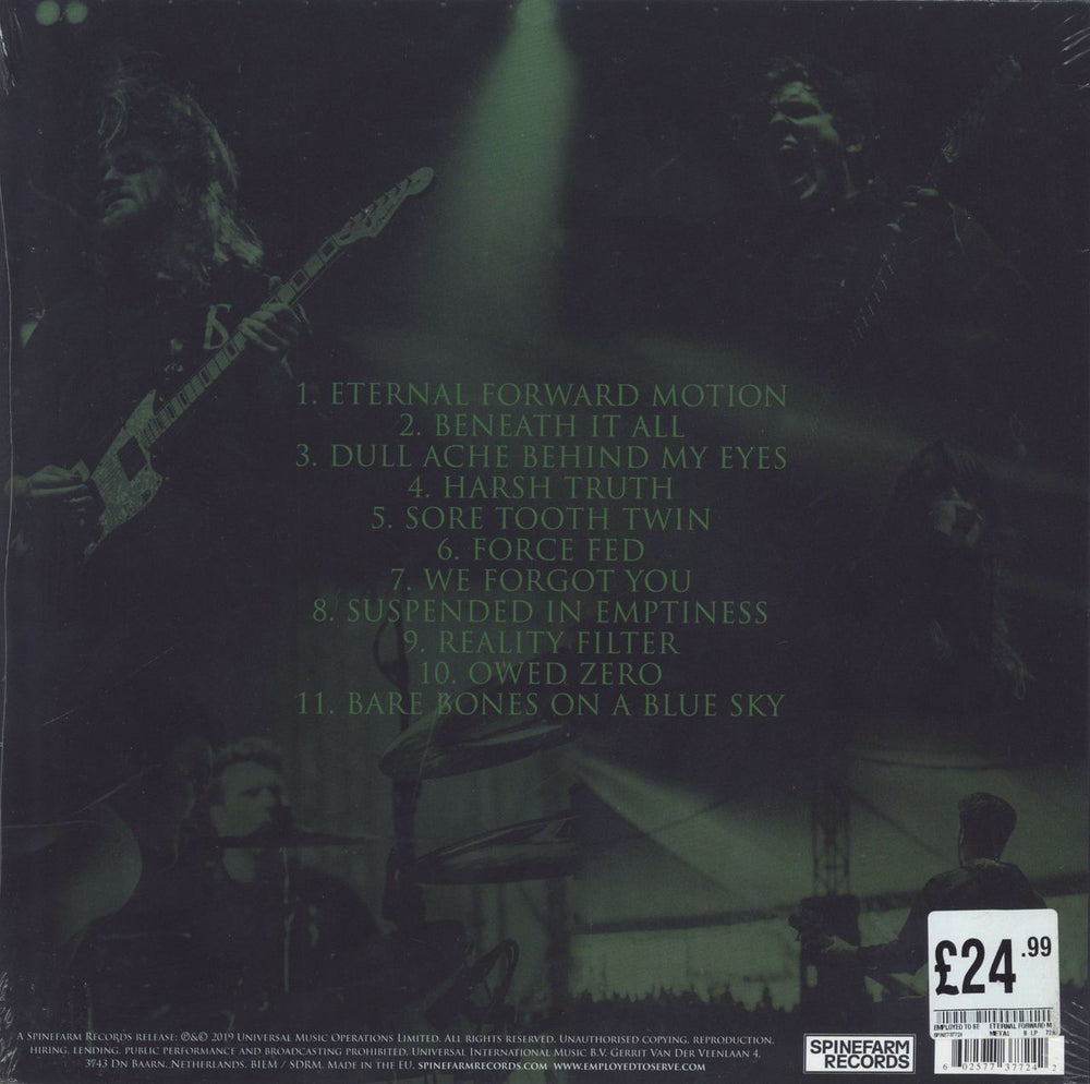 Employed To Serve Eternal Forward Motion UK vinyl LP album (LP record) 602577377242