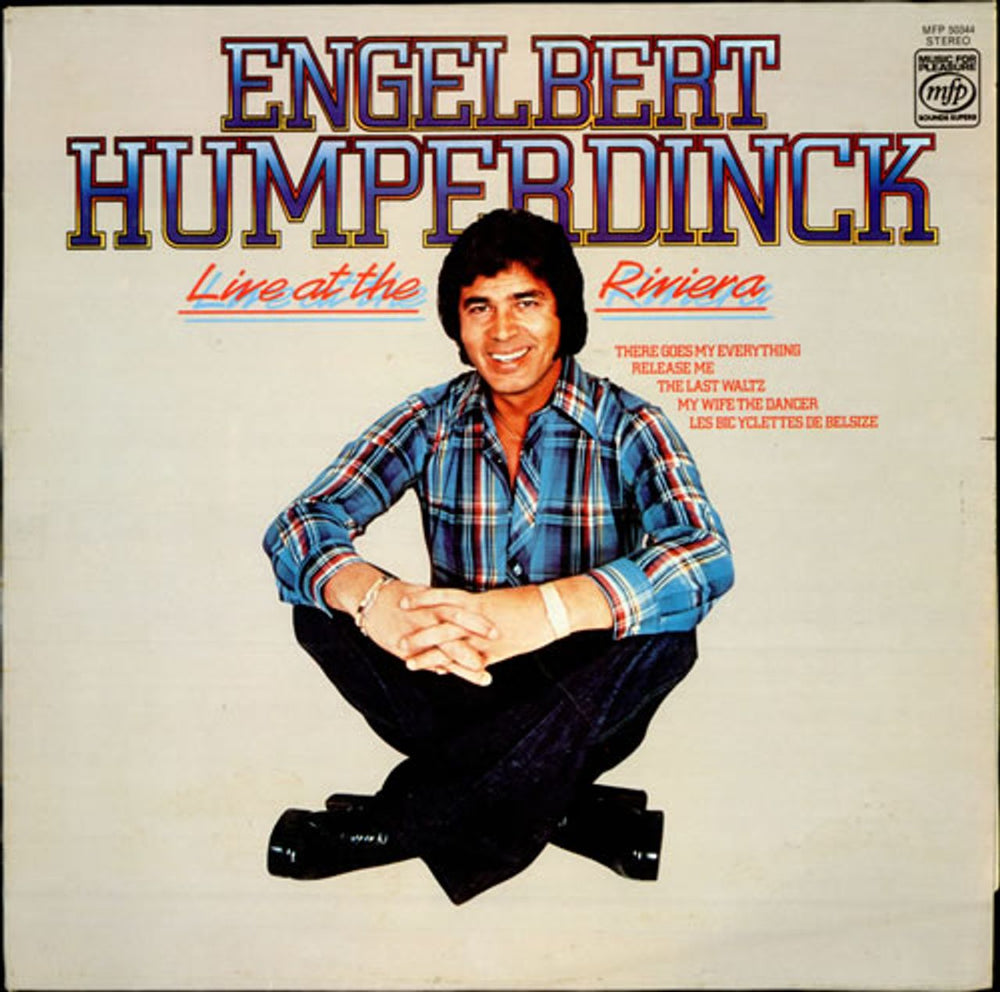 Engelbert Humperdinck (Singer) Live At The Riviera UK vinyl LP album (LP record) MFP50344