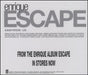 Enrique Iglesias Escape US Promo CD single (CD5 / 5") INTR-10685-2