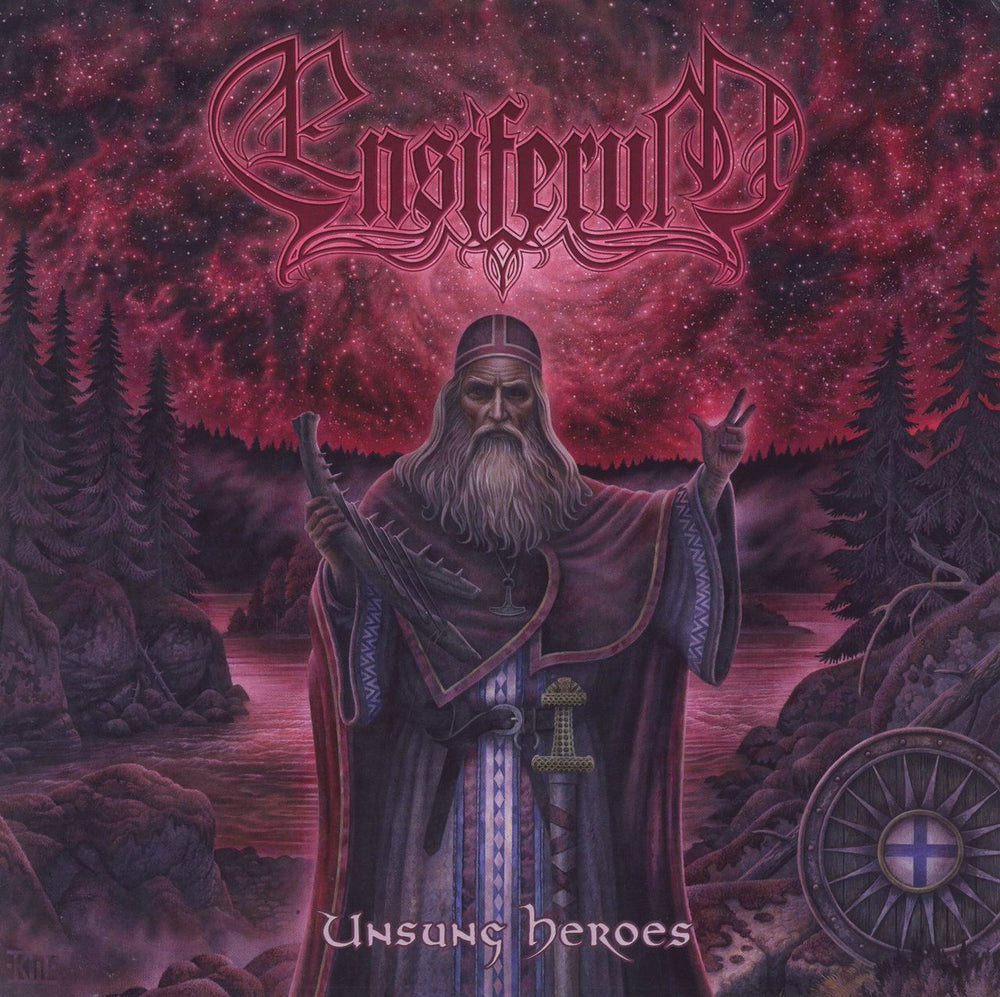 Ensiferum Unsung Heroes Finnish 2-LP vinyl record set (Double LP Album) SPINE707502