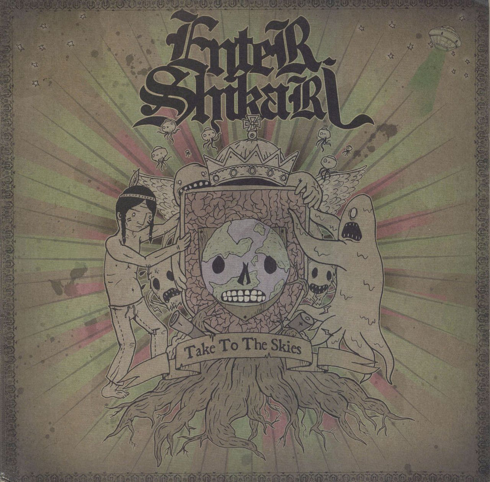 Enter Shikari Take To The Skies UK 2-LP vinyl record set (Double LP Album) LPAMBR001