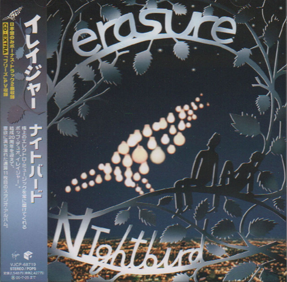 Erasure Nightbird Japanese Promo CD album (CDLP) VJCP-68719