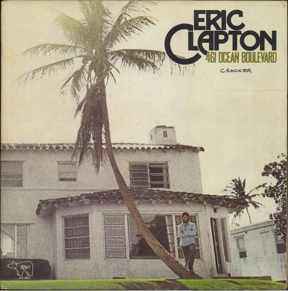 Eric Clapton 461 Ocean Boulevard Jamaican vinyl LP album (LP record) SO4801