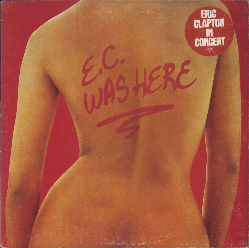 Eric Clapton E.C. Was Here - Stickered sleeve - EX UK vinyl LP album (LP record) 2394160